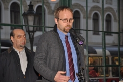 Zástupce Seliger Gemeinde, německé organizace sdružující bývalé německé sociální demokraty z Československa, historik Dr. Thomas Oellermann, tlumočil přítomným poděkování představitelů Seliger Gemeinde za připomenutí památky těch demokratických Němců, kteří se v roce 1938 postavili proti nacismu.