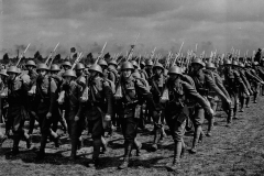 V důsledku agresivních akcí sudetských Němců v našem pohraničí a výhrůžek nacistického německa vyhlásila čs. vláda 13. září v nejvíce postižených pohraničních okresech stanné právo a 23. září všeobecnou mobilizaci. Nástup do pohraničního prostoru proběhl na všech místech rychle a organizovaně.
